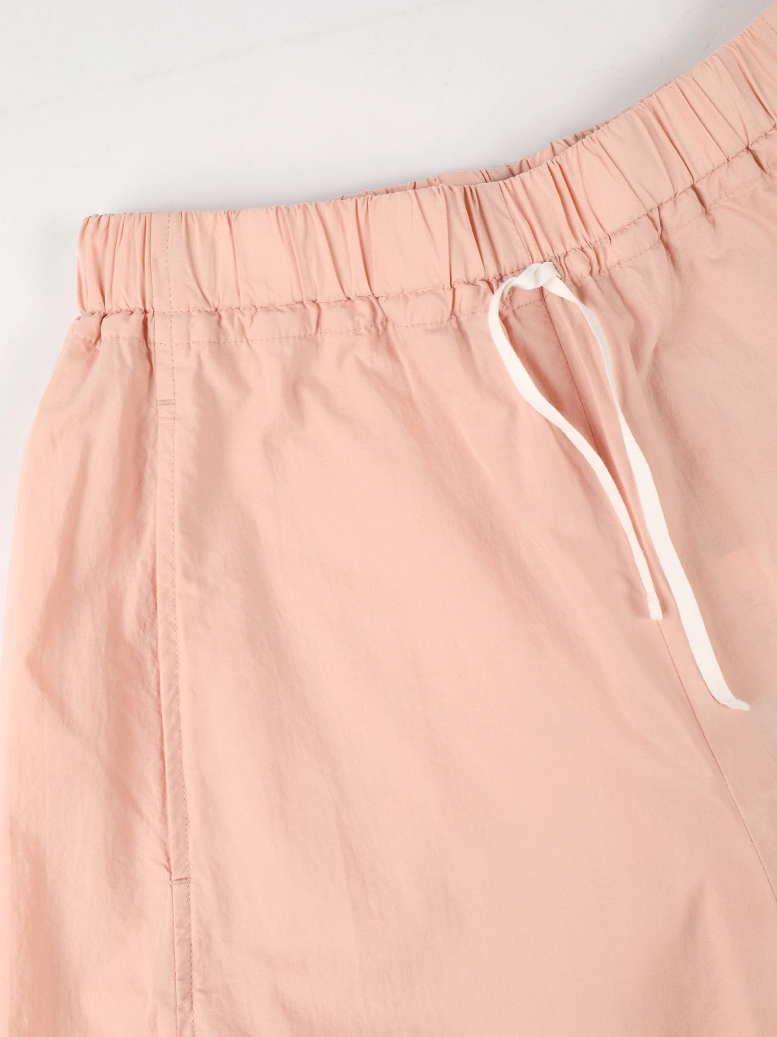 Брюки розового цвета из хлопка прямого кроя